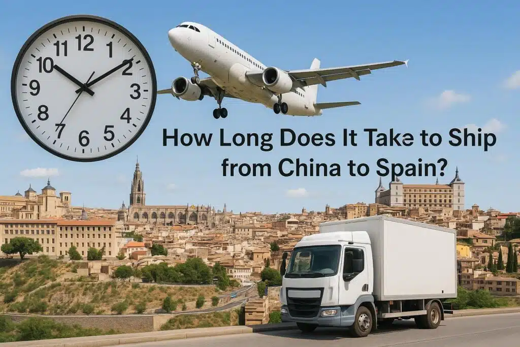 Quanto tempo ci vuole per spedire dalla Cina alla Spagna: trasporto marittimo, trasporto aereo