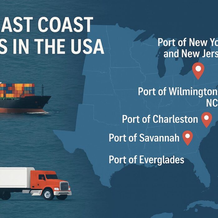 Top East Coast Ports in the USA (2025 Guide) - Port Distribution Map