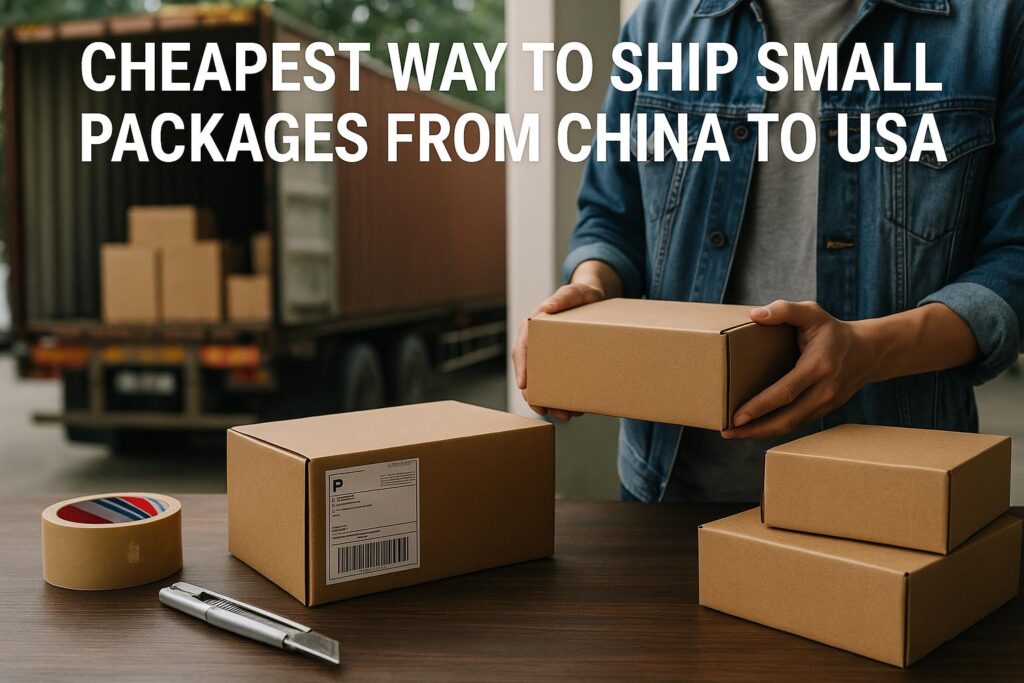 Cheapest Way to Ship Small Packages from China to USA-2025 Guide