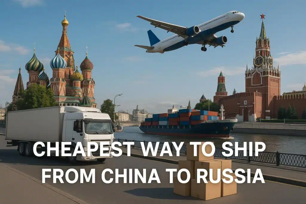 चीन से रूस तक जहाज़ भेजने का सबसे सस्ता तरीका - समुद्री, हवाई, रेल
