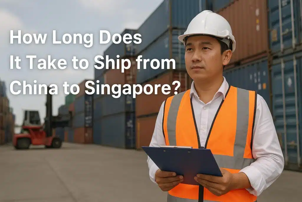 ¿Cuánto tiempo se tarda en enviar desde China a Singapur? - Transportista de carga de China, empresa de logística