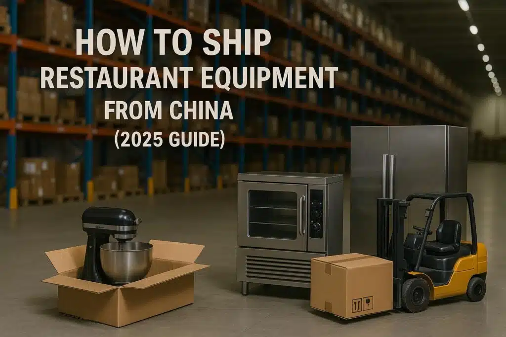 Come spedire attrezzature per ristoranti dalla Cina (Guida 2025)