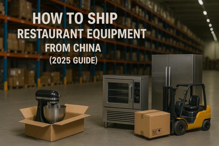 How to Ship Restaurant Equipment from China (2025 Guide)