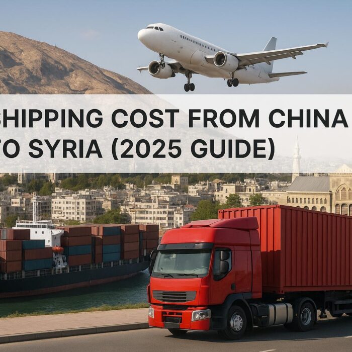 Shipping Cost from China to Syria-Sea Freight, Air Freight