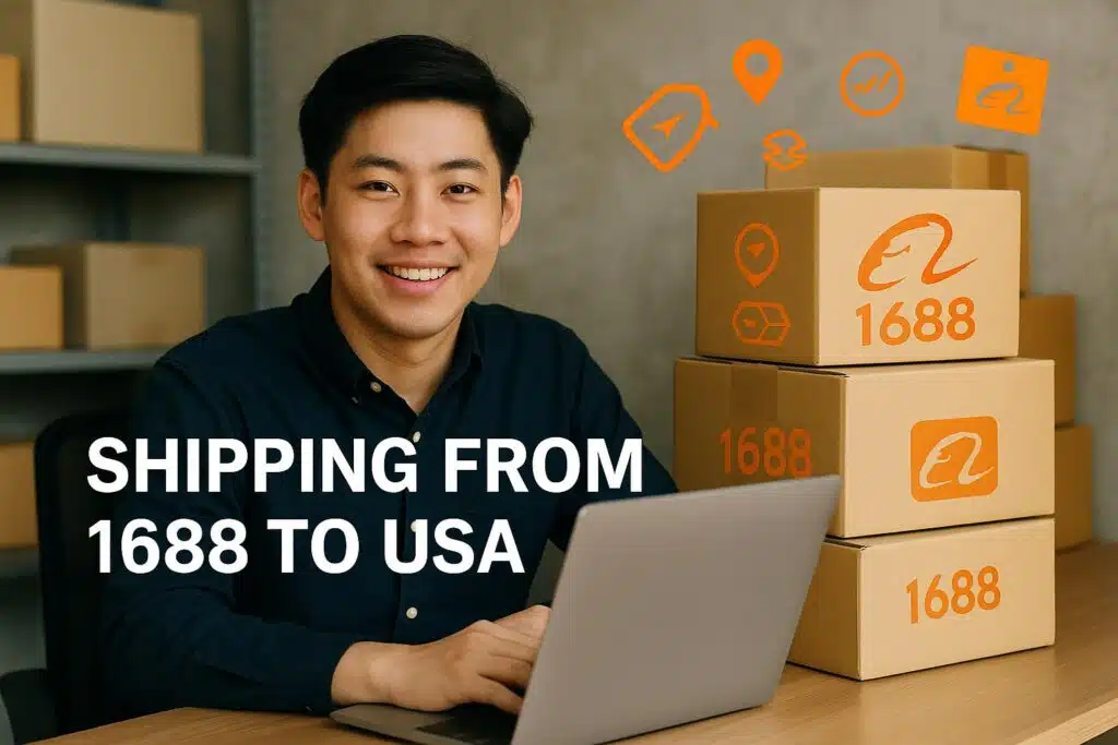 Envio de 1688 para transitário de carga EUA-China, empresa de logística