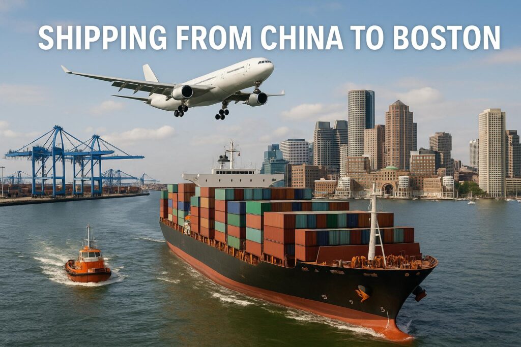 Shipping from China to Boston-Sea freight, Air freight