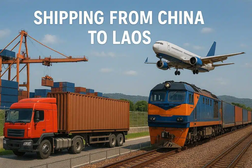 Expédition de la Chine vers le Laos : fret maritime et aérien