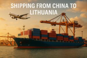 Shipping from China to Lithuania-Sea freight, Air freight