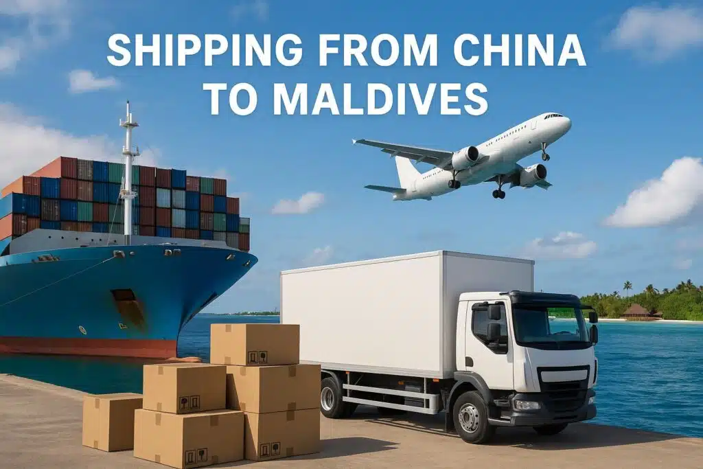 Envio da China para as Maldivas - Frete Marítimo, Frete Aéreo