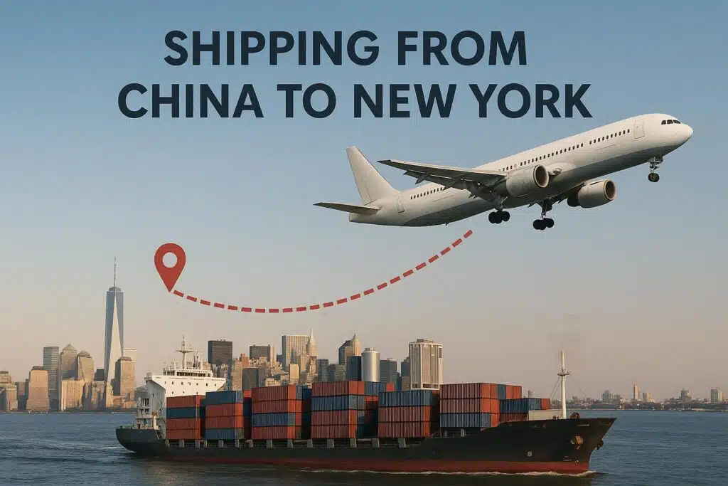 Envio da China para Nova York | Custo, Tempo de Trânsito e Métodos (2025)
