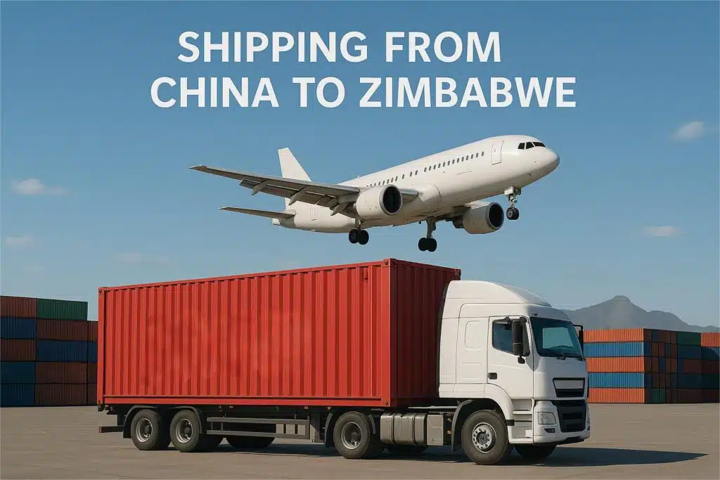 Envíos desde China a Zimbabue: transporte marítimo y aéreo.