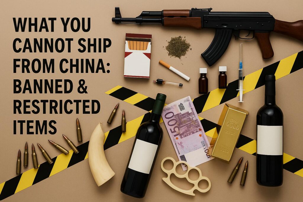 What You Cannot Ship from China: Banned & Restricted Items