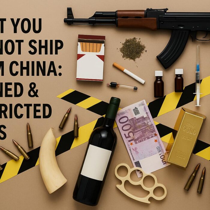 What You Cannot Ship from China: Banned & Restricted Items