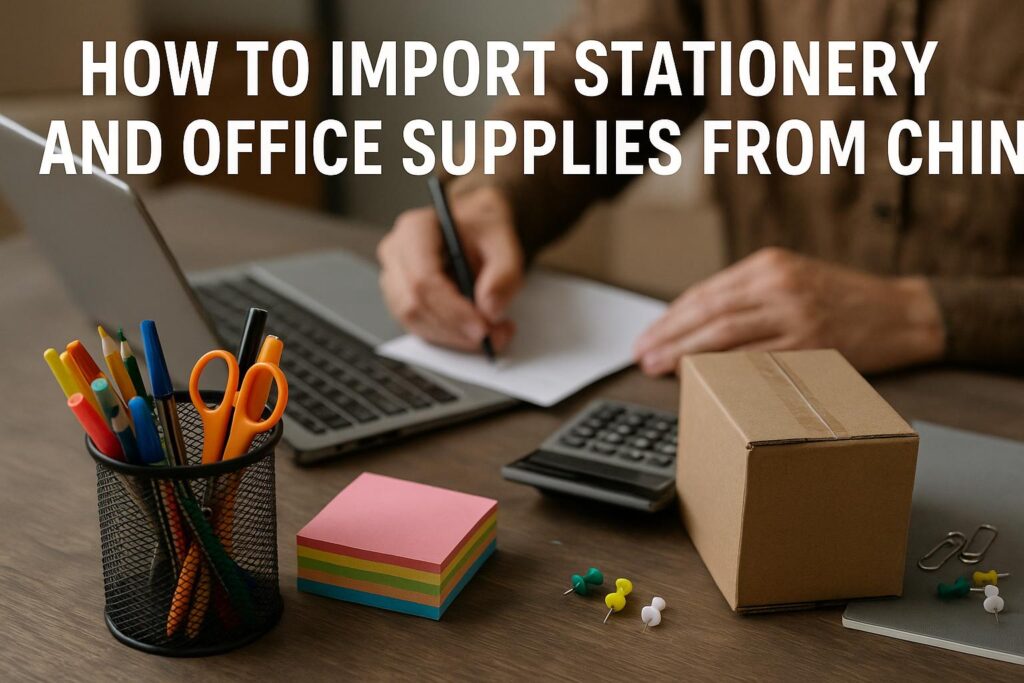 How to Import Stationery and Office Supplies from China (2025 Guide)