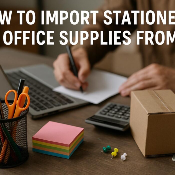How to Import Stationery and Office Supplies from China (2025 Guide)