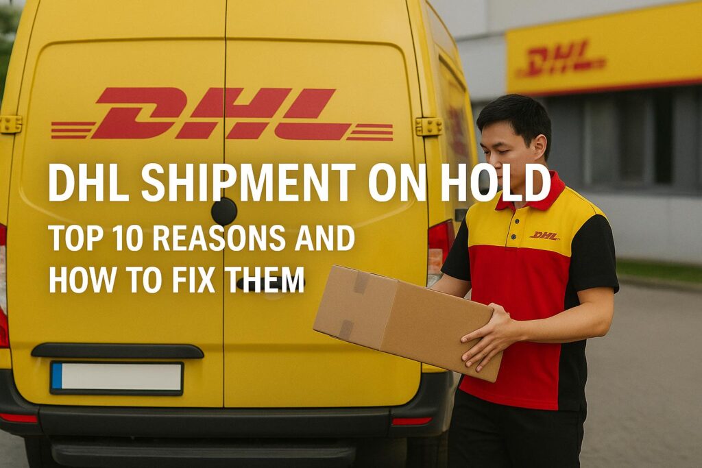 DHL shipment on hold package delivery issues and solutions