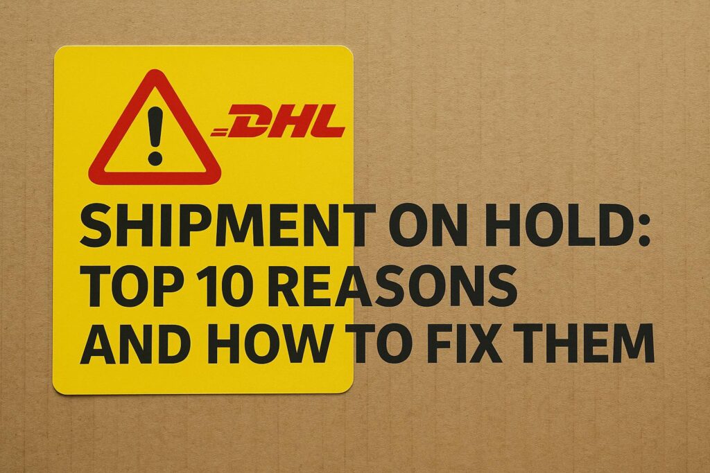 DHL shipment on hold: top 10 reasons and how to fix them