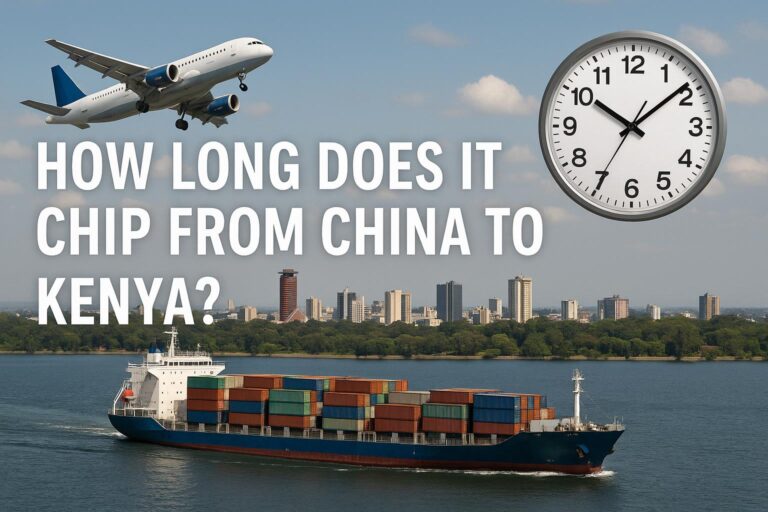 How Long Does It Take to Ship from China to Kenya-Air Freight, Ocean Freight