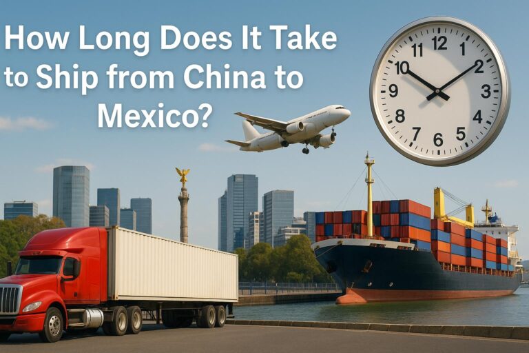 How Long Does It Take to Ship from China to Mexico - Ocean Freight, Air Freight