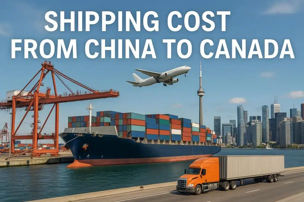 Versandkosten von China nach Kanada (Leitfaden 2025) | See- und Luftfrachttarife, Transitzeiten, Zoll