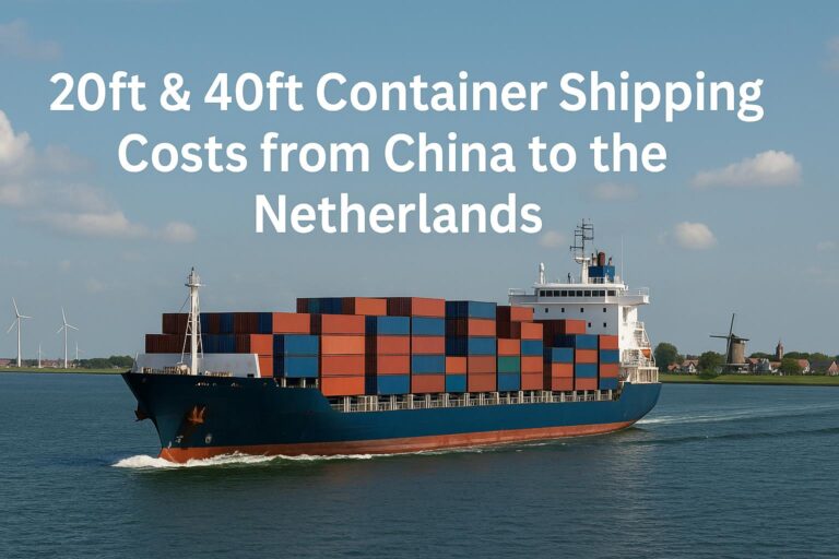 20ft & 40ft Container Shipping Costs from China to Netherlands (2025 Sea Freight Rates)