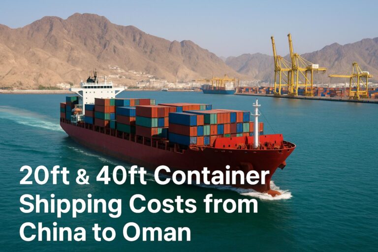 20ft & 40ft Container Shipping Costs from China to Oman | 2025 Rates