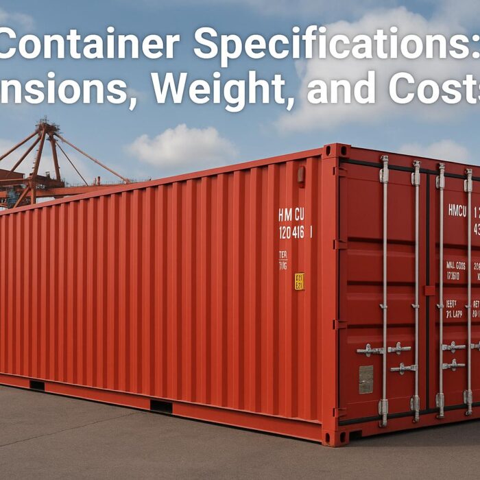 40ft Container Specifications: Dimensions Weight and Costs (2025 Guide)