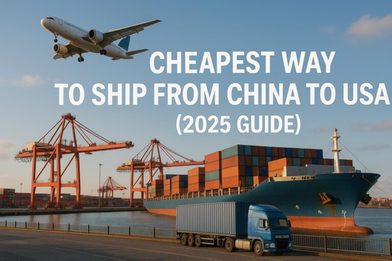 Cheapest Way to Ship from China to USA | Shipping Costs & Methods (2025 Guide)