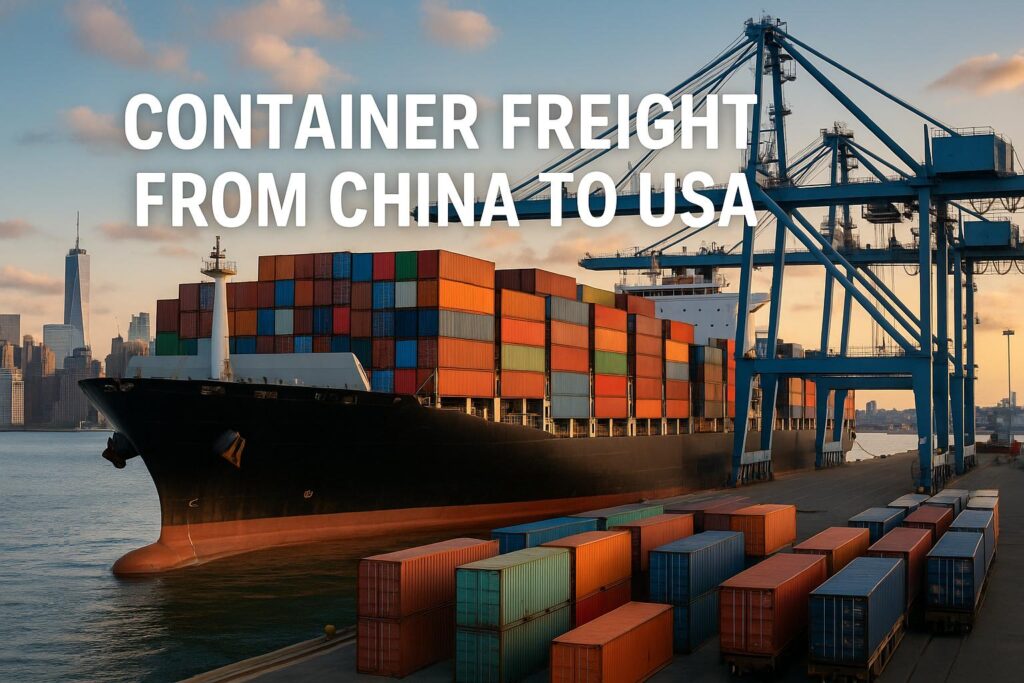Container Freight from China to USA – Full Price Breakdown & Shipping Guide (2025)