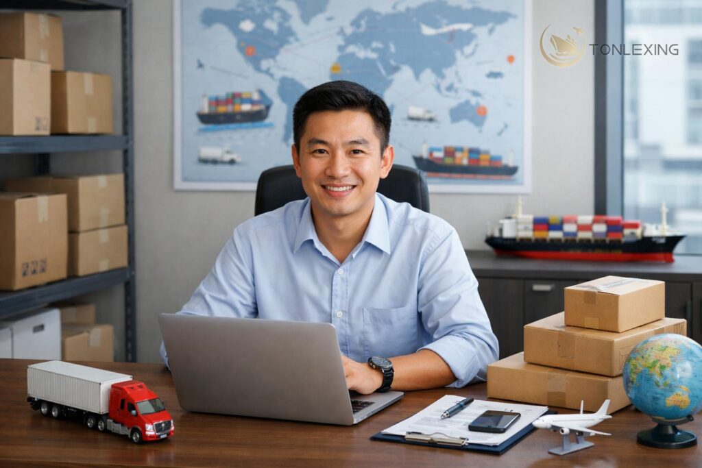 Freight forwarders from China to USA helping manage international shipping, air freight, and sea freight services