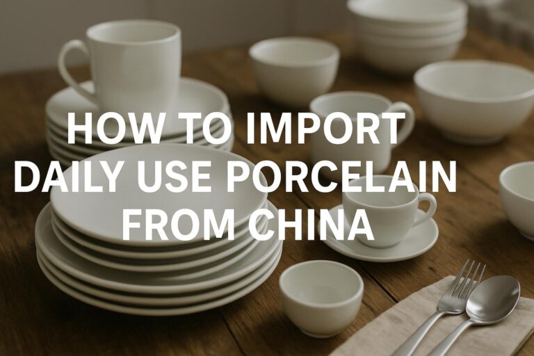 How to Import Daily Use Porcelain from China (2025 Guide) | Tonlexing Logistics