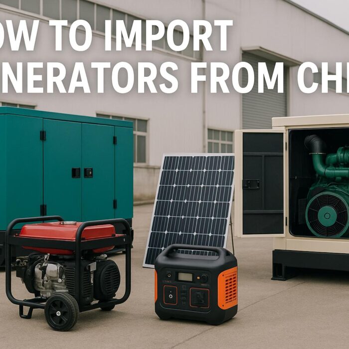 How to Import Generators from China (2025 Guide) | Cost, Process & Customs Clearance