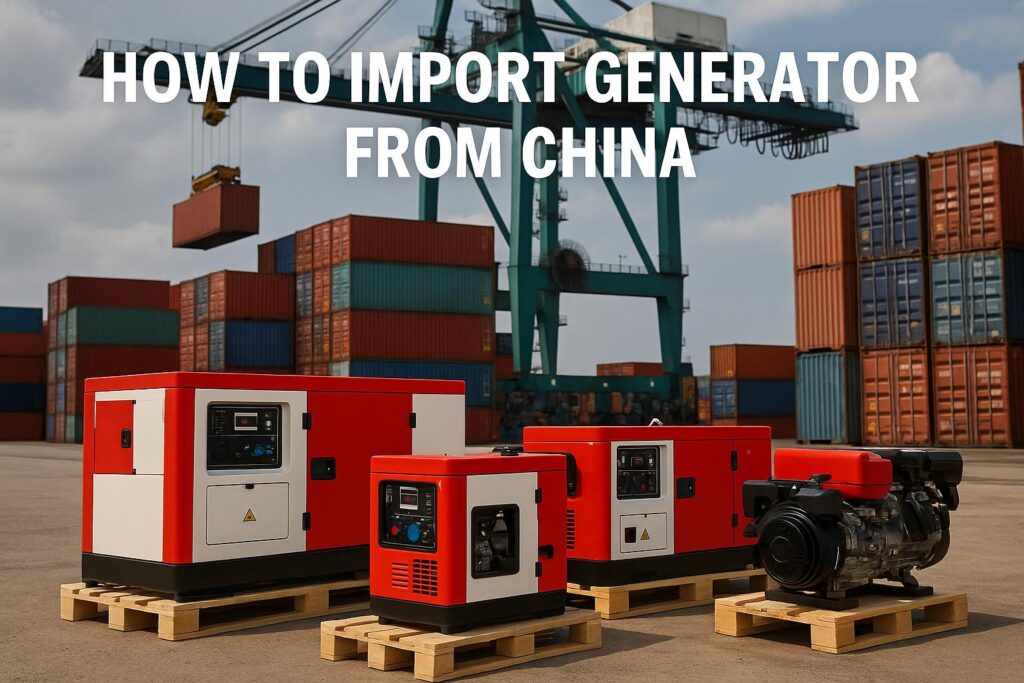 How to Import Generators from China-China Freight Forwarder, Logistics Company