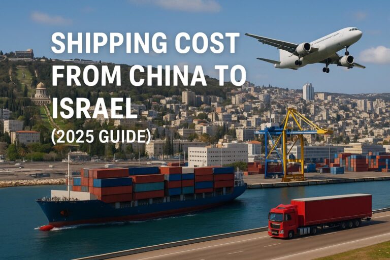 Shipping Cost from China to Israel (2025 Guide) | Air & Sea Freight Rates