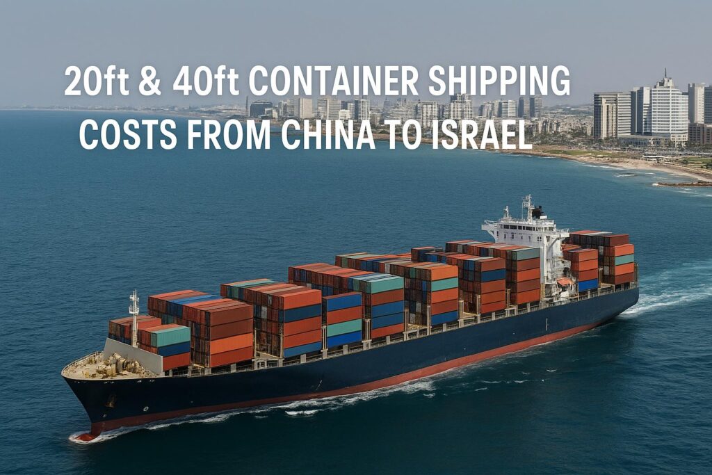 20ft & 40ft Container Shipping Costs from China to Israel (2025 Sea Freight Rates & Transit Time Guide)