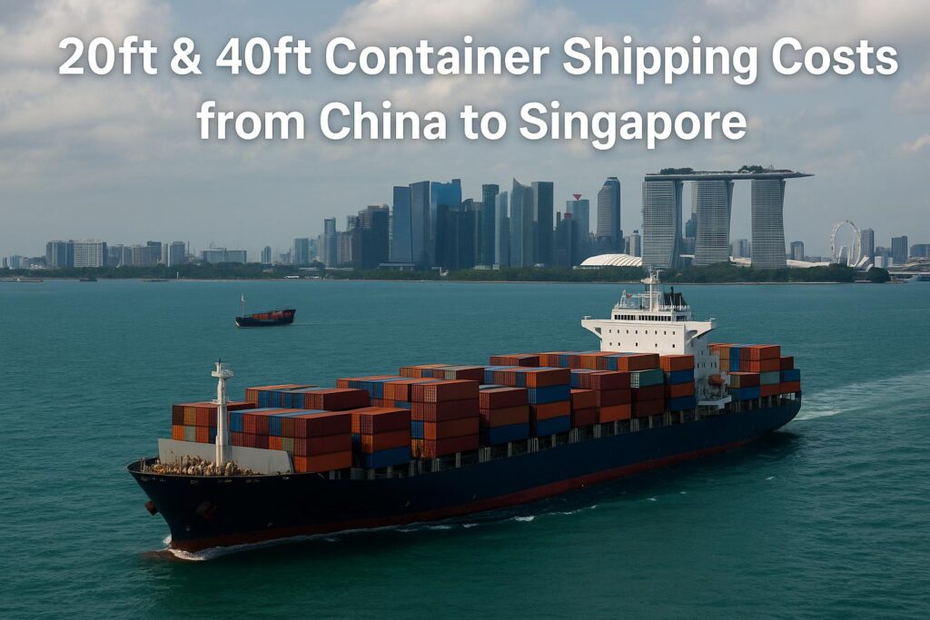 20ft & 40ft Container Shipping Costs from China to Singapore (2025 Guide)