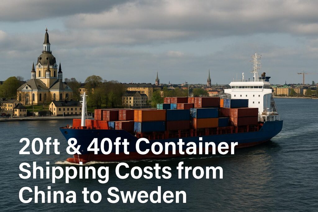 20ft & 40ft Container Shipping Costs from China to Sweden (2025 Guide)