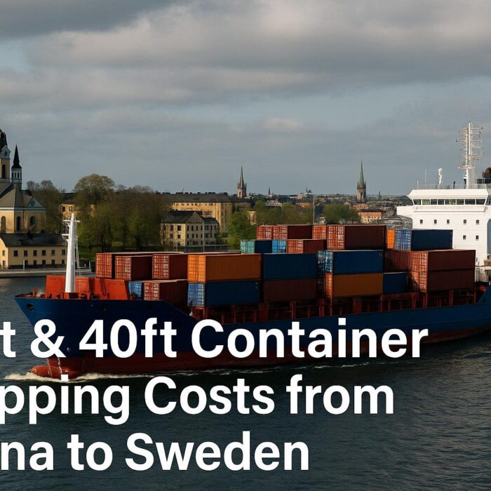 20ft & 40ft Container Shipping Costs from China to Sweden (2025 Guide)