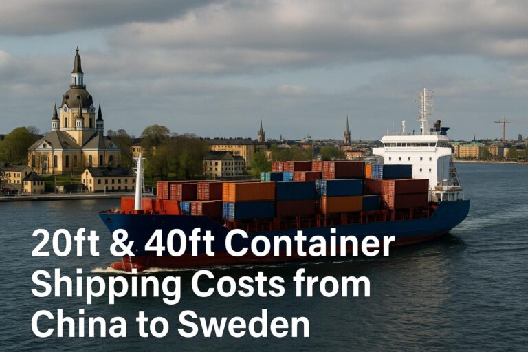 20ft & 40ft Container Shipping Costs from China to Sweden (2025 Guide)