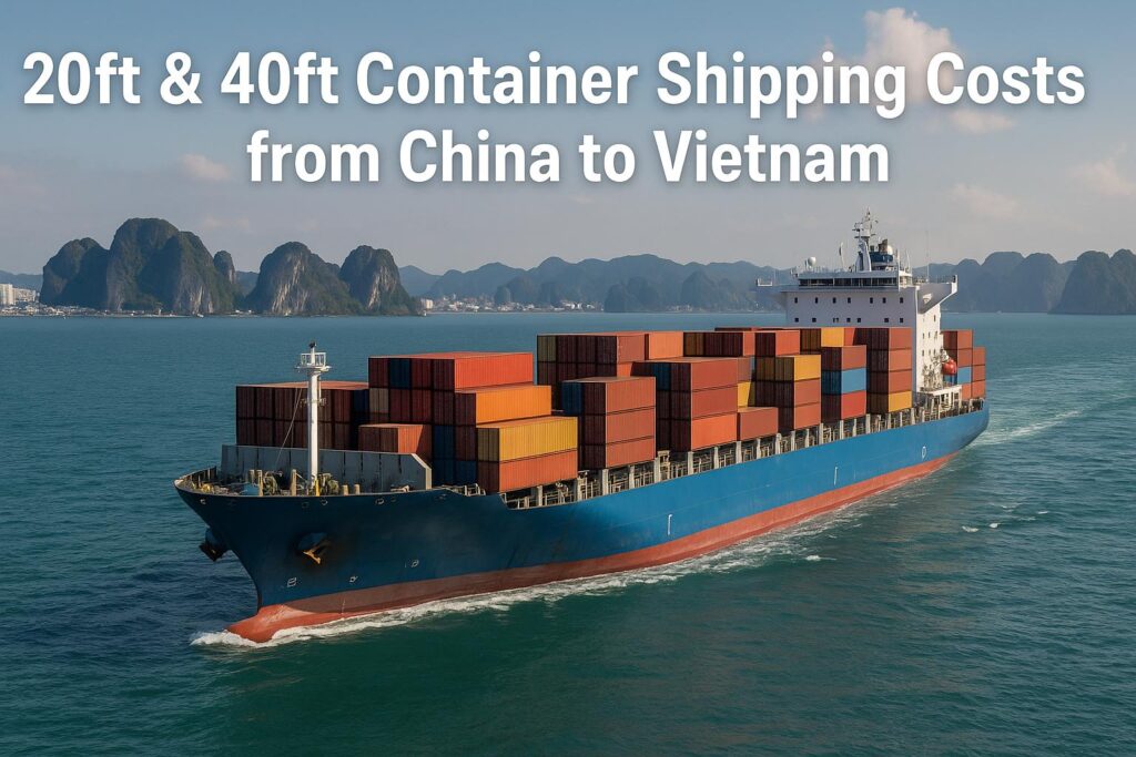 20ft & 40ft Container Shipping Costs from China to Vietnam (2025 Guide)
