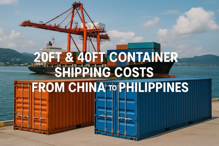 20ft & 40ft Container Shipping Costs from China to Philippines (2025 Guide)