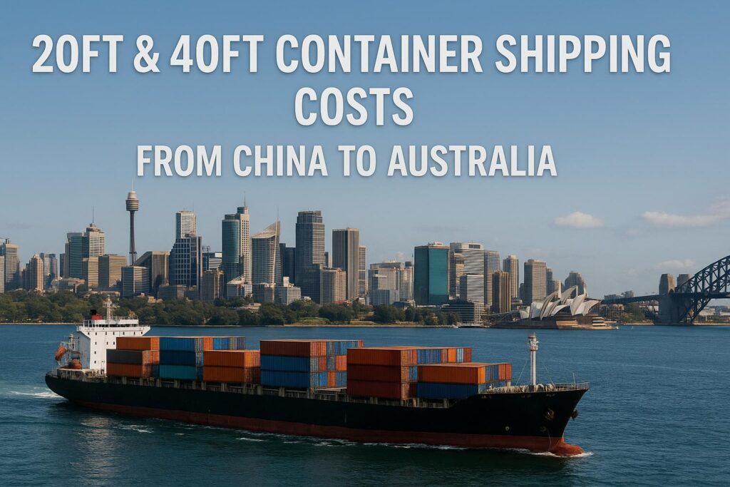 20ft & 40ft Container Shipping Costs from China to Australia (2025 Guide)