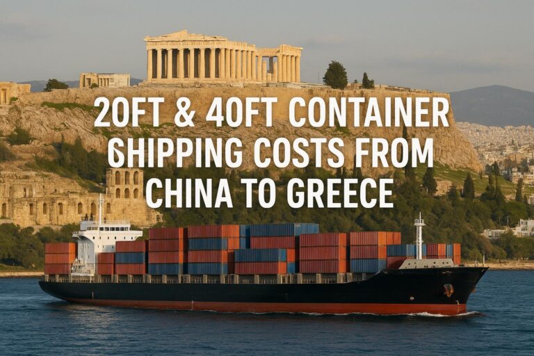 20ft & 40ft Container Shipping Costs from China to Greece (2025 Guide)
