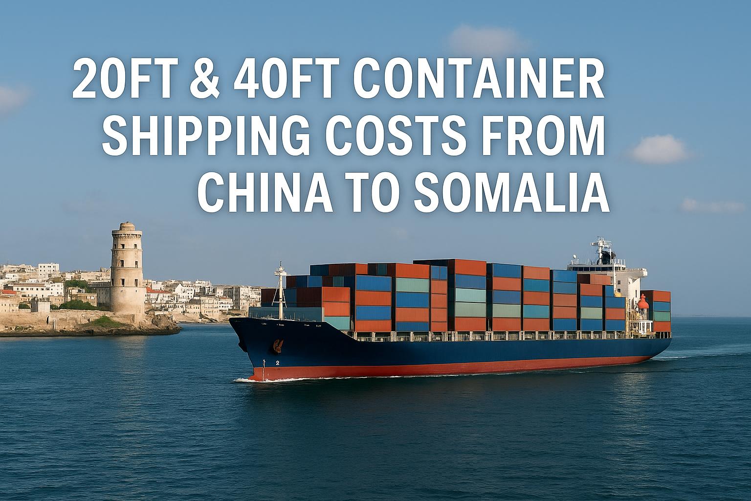 20ft & 40ft Container Shipping Costs from China to Somalia (2025 Guide)