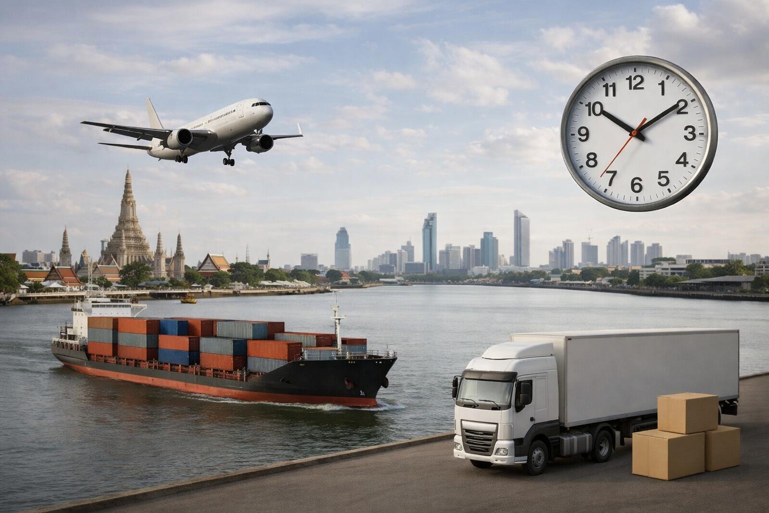 How Long Does It Take to Ship from China to Thailand- Transit Time Guide (2026)