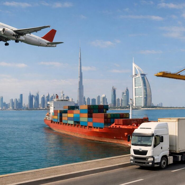 Freight transportation services from China to the United Arab Emirates