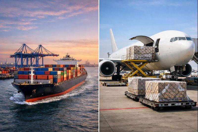 Sea Freight vs Air Freight-Costs, Transit Times, and How to Choose in 2026