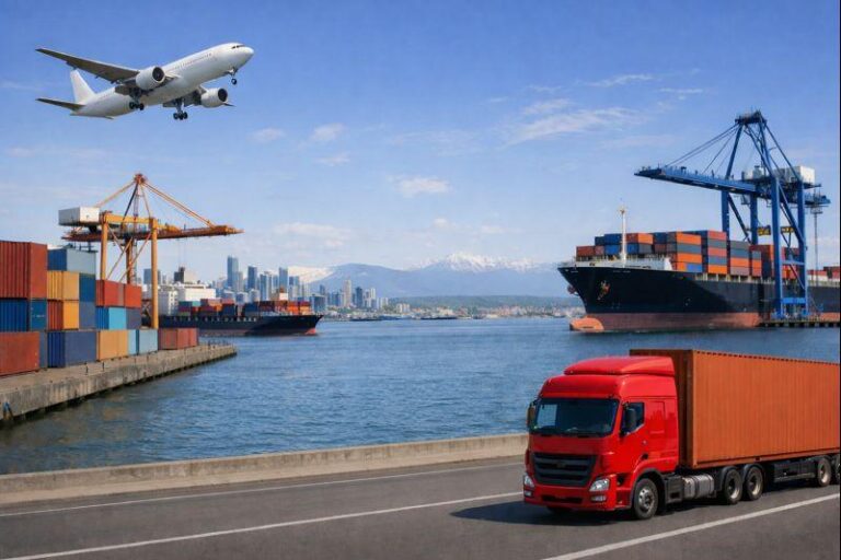 Transportation logistics company from China to Canada