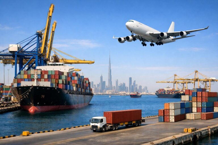 Sea Freight vs Air Freight from China to the UAE: Costs, Transit Time, Shipping Method Selection, and Customs Clearance