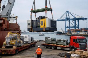 Shipping Machinery from China to the UK